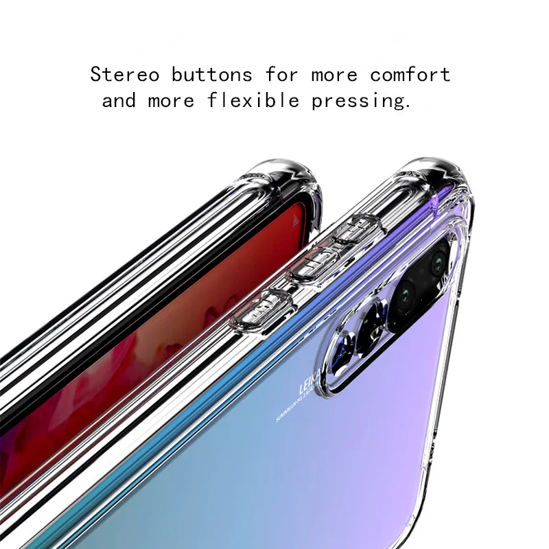 Оригинальный чехол для Huawei P30 Pro P20 Lite P10 P9 Plus P8 2017 P Smart 2019 матовый прозрачный мягкий