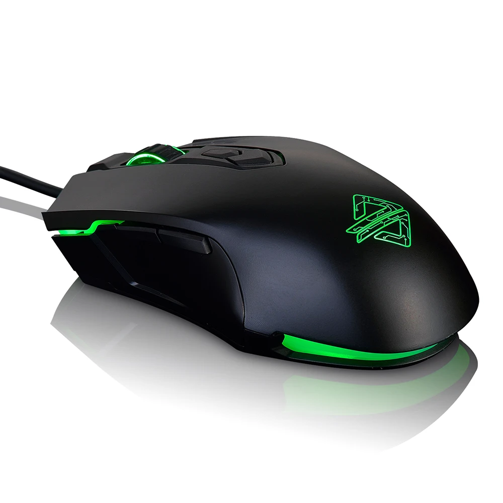 Игровая проводная мышь Ajazz AJ52 профессиональная игровая с регулируемым DPI 750 2500 и 7