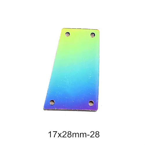 P28-17X28mm 20 шт радужные зеркальные пришитые Стразы неправильной формы акриловые зеркальные радужные хрустальные Каменные Стразы для шитья свадебного платья B3734 - Цвет: P28-17X28mm