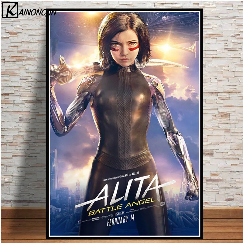 Плакат Alita Battle Angel 2019 новые киноплакаты и принты Картина на холсте Настенная