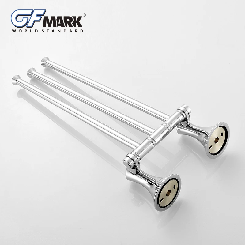 Регулируемый держатель для полотенец GFmark Active настенный хромированный