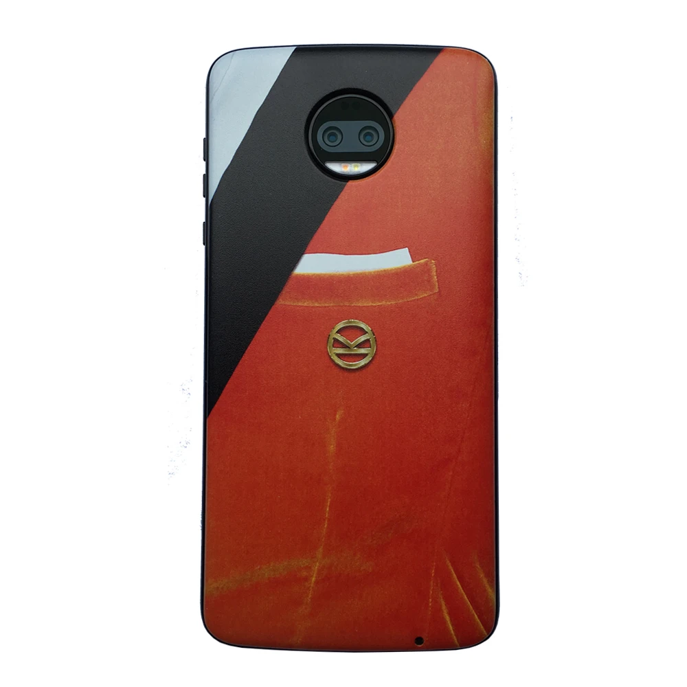 kingman red Ультратонкий Магнитный адсорбции задняя пластина для motorola moto z2 play z2 силы z play droid телефона moto mods Стильный чехол - Цвет: kingman red
