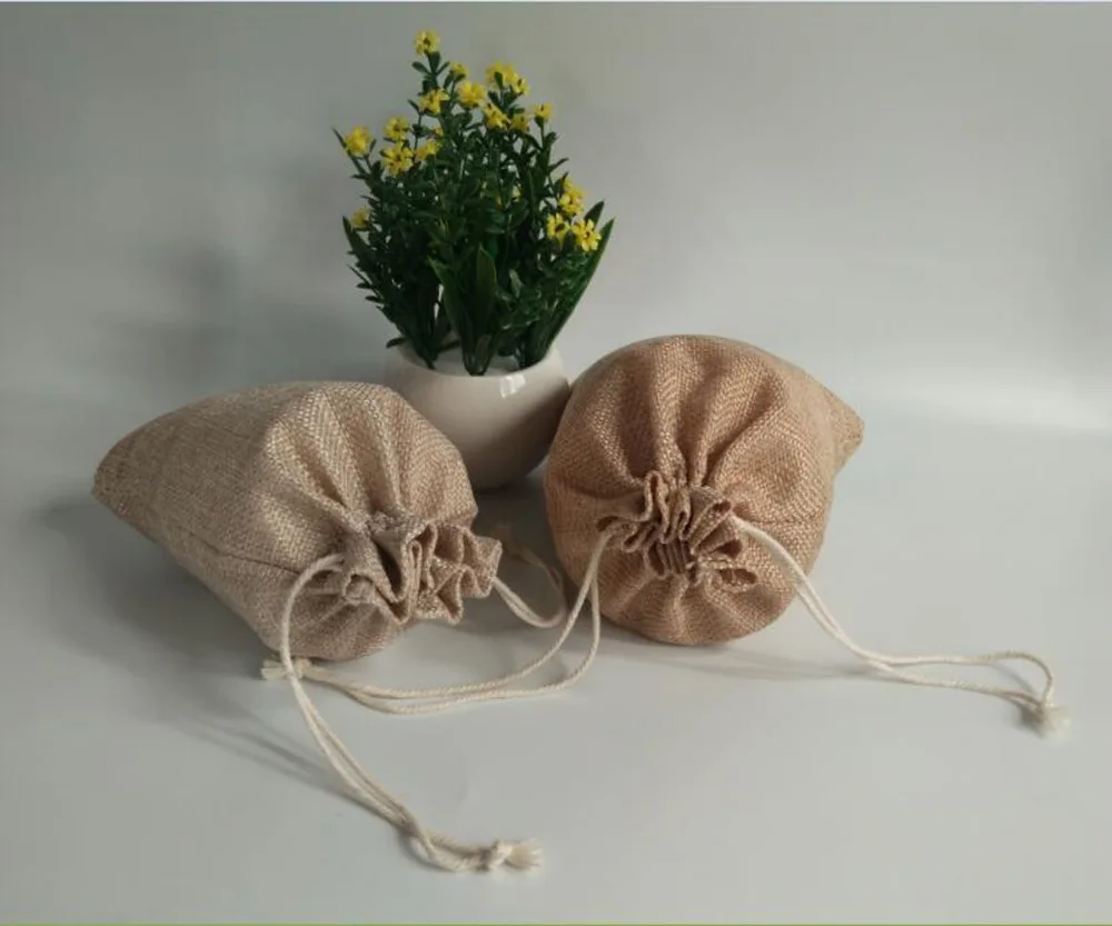 1 шт. мешковиная сумочка на шнурке для конфет|Упаковка и стойки украшений| |