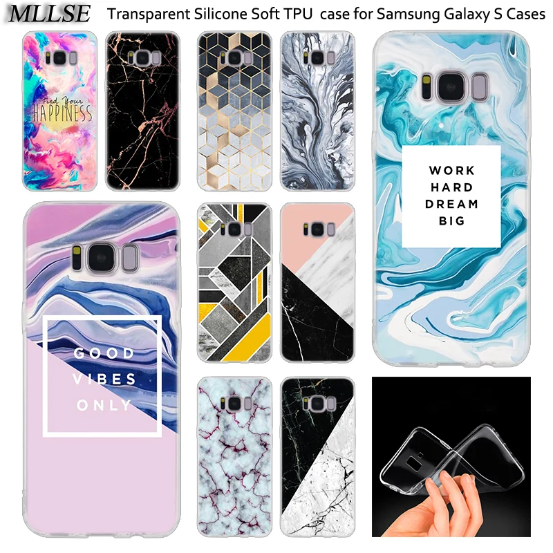 Популярный мраморный розовый Роскошный силиконовый чехол для Samsung Galaxy Note 10 Plus S8 S9
