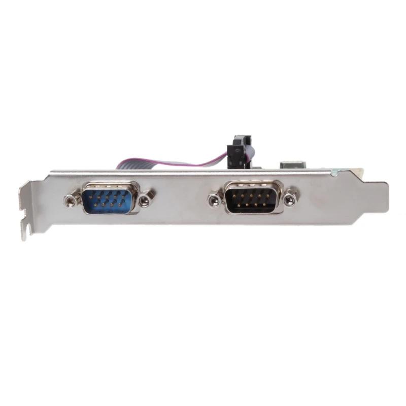 Адаптер PCI E к двойному последовательному DB9 RS232 Express адаптер для