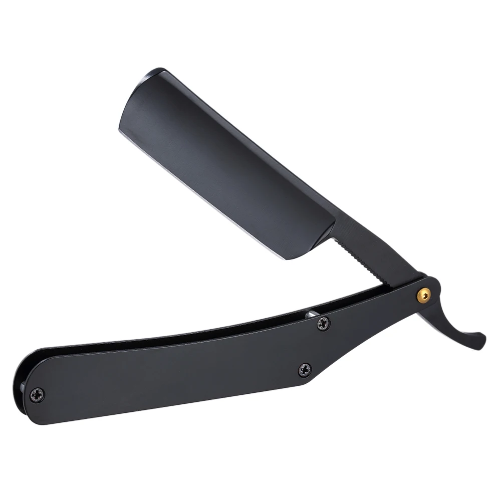 Складная бритва из нержавеющей стали с прямым краем складной нож для бритья