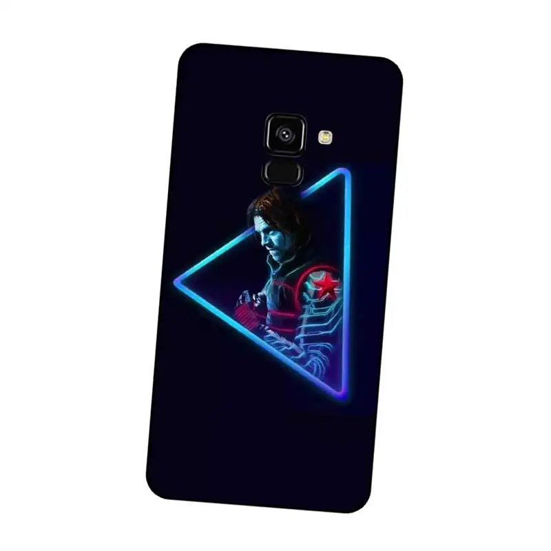P218 Superheroes Black Silicone Case Cover For Samsung Galaxy J2 J3 J4 J5 J6 J7 J8 Pro Plus Prime 2018 2017 |