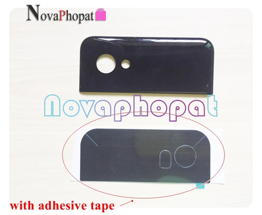 Novaphopat Задняя стеклянная крышка объектива камеры корпус аккумулятора для HTC Google