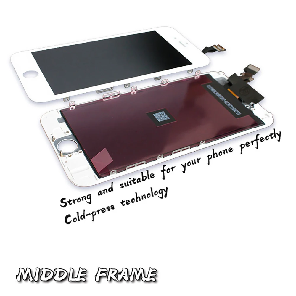 Белый и черный AAAAA бренд для iPhone 6/6 плюс ЖК-дисплей экран с 3D силой сенсорный 5