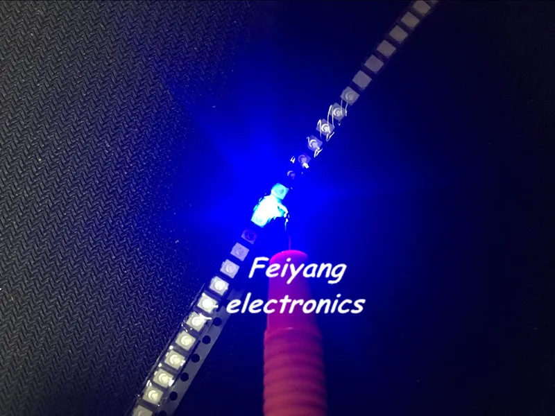 1000 шт. 3528 SMD светодиодный Диод 1210 LED красный/зеленый/синий/желтый/белый/теплый