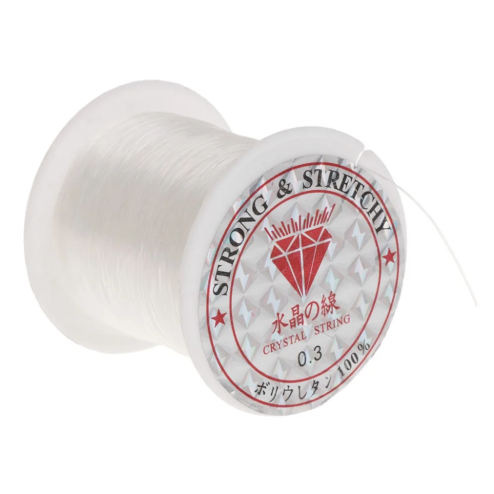 Аквариумная леска для рыб прозрачная переплетения Моха 100 м 0 3 мм ультратонкие