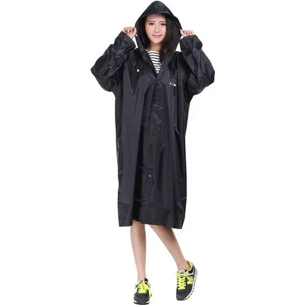 Paradise Nylon Silk Windbreaker Raincoat Men and Women Adult With Sleeve Electric Car