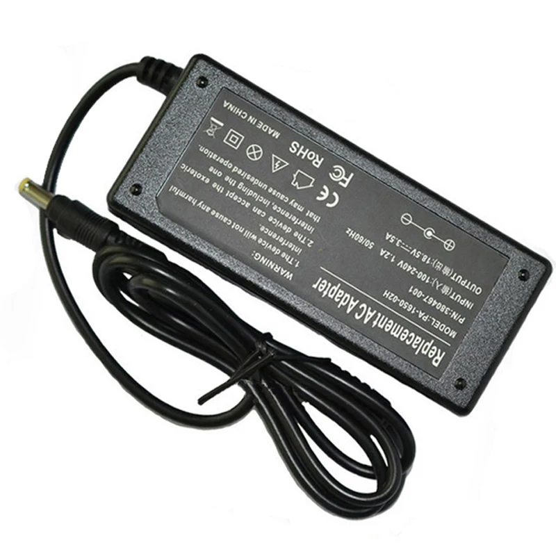 Новый 18 5 V 3.5A 4 8x1 7mm адаптер переменного тока зарядное устройство для ноутбука hp