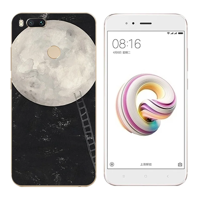 5 &quotдля Xiaomi Mi A1/Mi 5X чехлы для телефонов Мягкий ТПУ чехол Mi5X A1 черный матовый