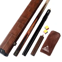 cuesoul d412 57 18oz 1 piece handmade snooker cue with aluminum telescope extension case with chalk and cue clean towel