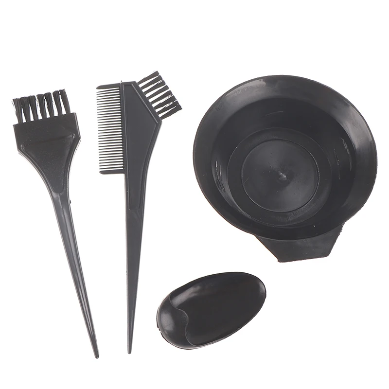 6 шт./компл. горячая Распродажа миски для смешивания цветов волос черная