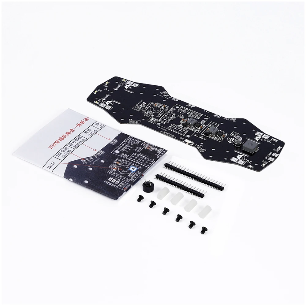 Naze32 CC3D PDB PCB распределительная плата 5/12 звуковой сигнал BEC LED для QAV250 Quadcopter|Детали и
