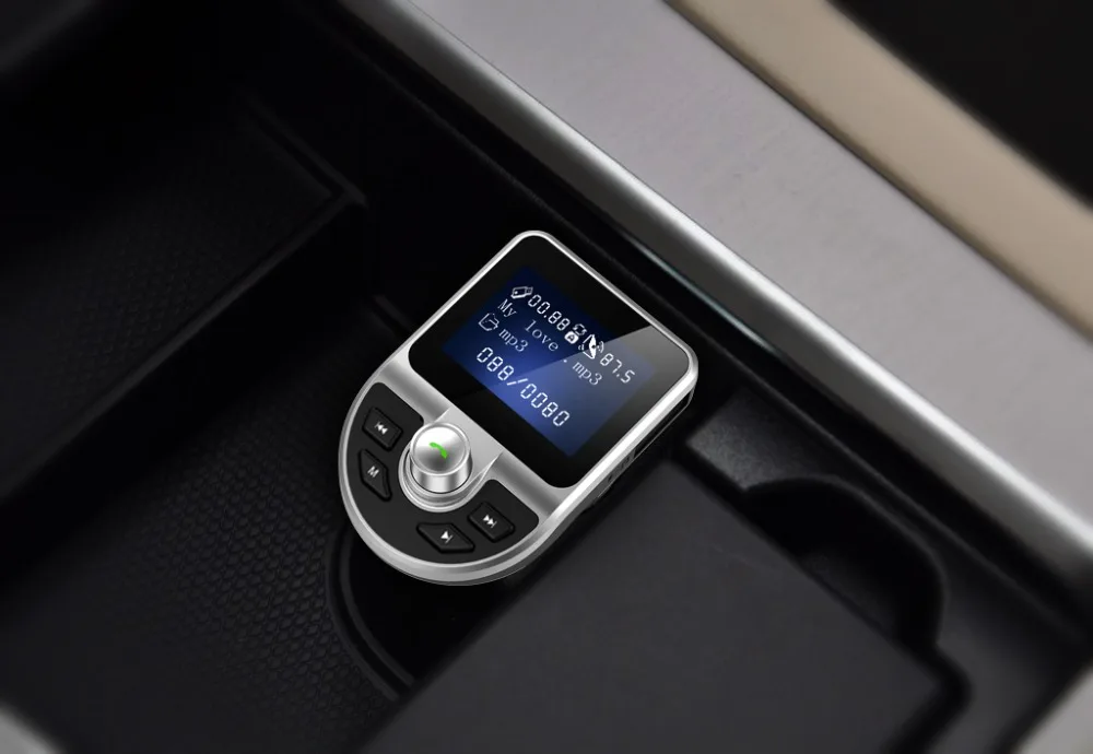 LCAV BT39 Bluetooth MP3 плеер FM передатчик автомобильное зарядное устройство двойной USB Батарея Напряжение монитор Сотовый Телефон Handfree