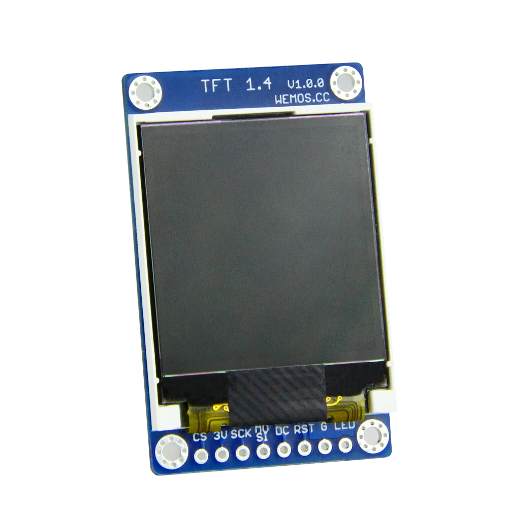 ESP8266 TFT 1 4 Shield V1.0.0 модуль экрана дисплея для D1 mini 44 дюймов 128X128 SPI LCD ST7735S|Печатные