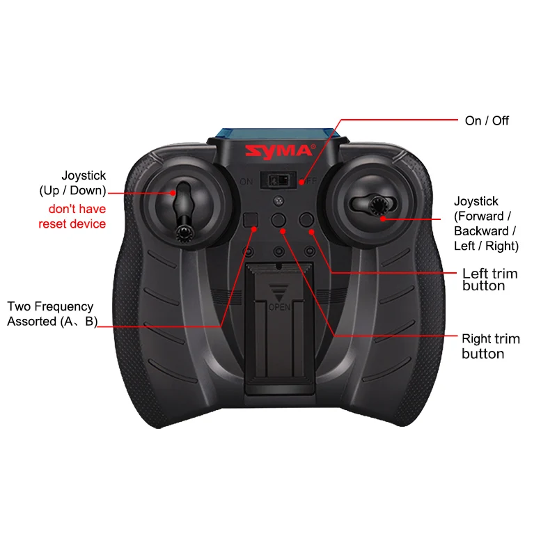 Syma W25 2CH электрический 2.4 ГГц крытый RC самолета дистанционного управления