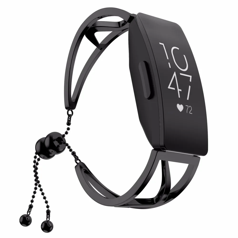 Ремешок для часов из нержавеющей стали Fitbit Inspire Bands Ювелирное Украшение Orname HR