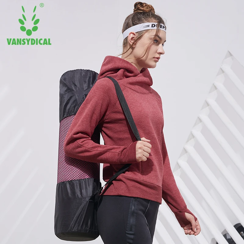 Спортивные толстовки Vansydical осенне зимняя женская одежда для спортзала пуловер