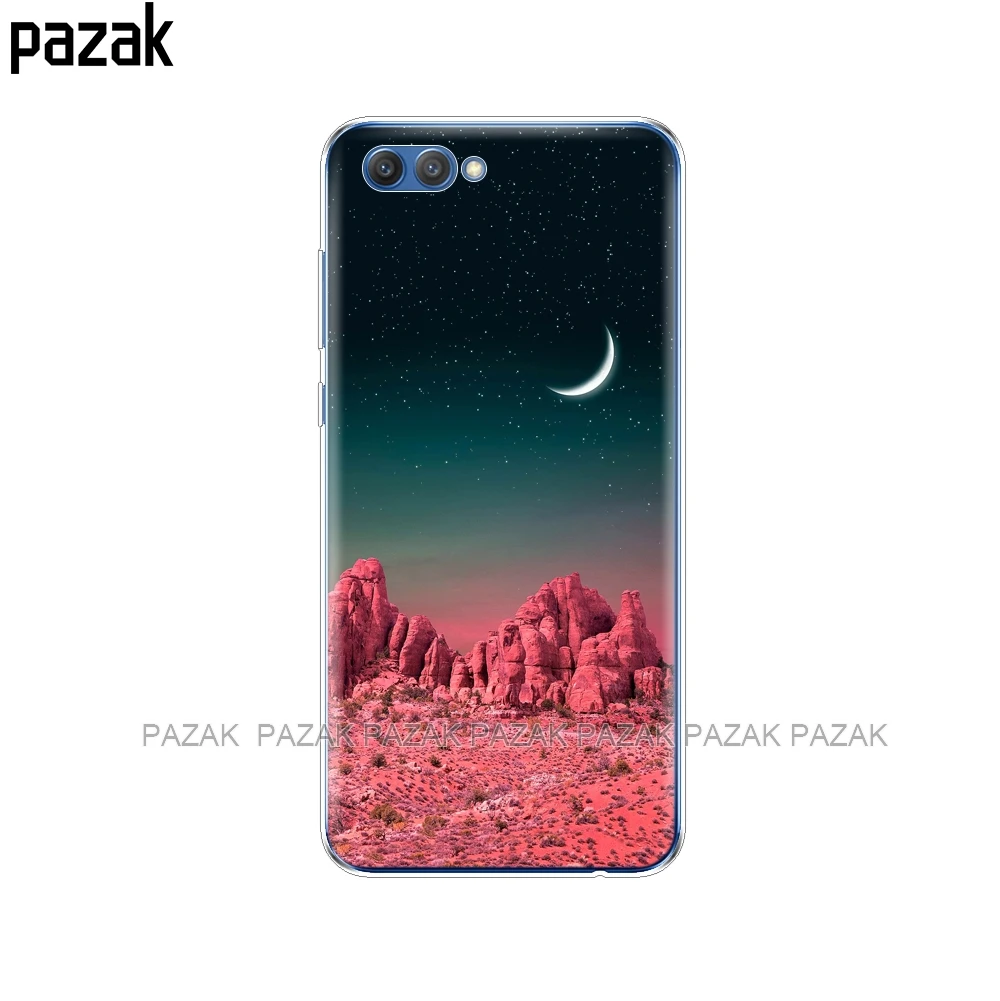 34406 Силиконовый чехол для телефона huawei honor 10 V10 view для huawei honor 9 8 lite 7x 6c pro Бампер etui Coque Мягкий ТПУ чехол s - Цвет: 34406