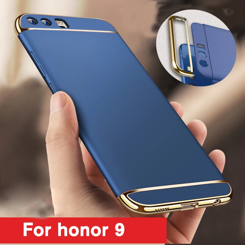 Чехол для Huawei Honor 9 роскошный защитный чехол матовая Капа 3в1 Жесткий 5 15 ''