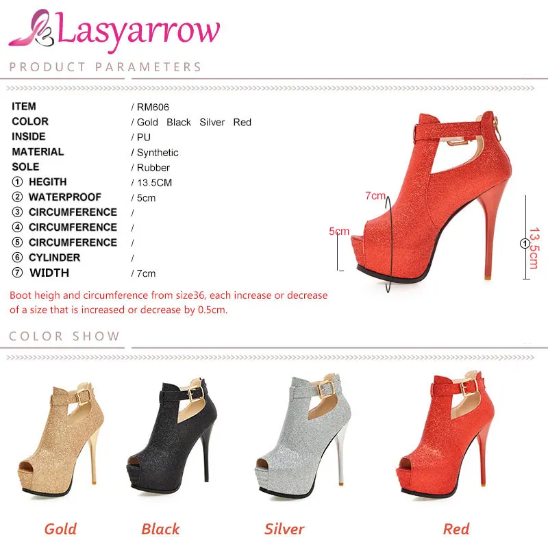 Lasyarrow/Женская обувь Туфли-лодочки на высоком каблуке-шпильке пикантная платформе