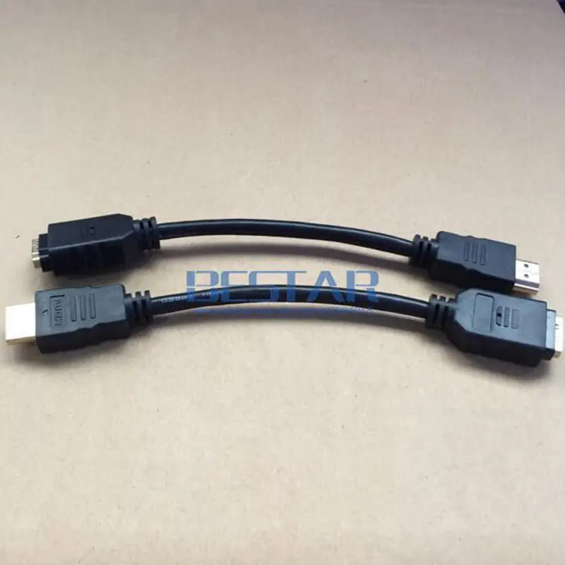 

(100pcs/lot) 0.15m premium HDMI 1.4V male to female HD panel mount special extension cable hdmi leads Gold Plated 1080P 3D 15cm