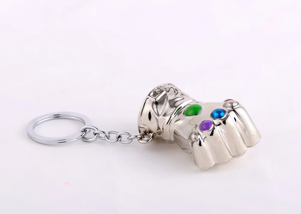 Металлический брелок с героями мультфильмов мстители Infinity War танос Gauntlet Captain America