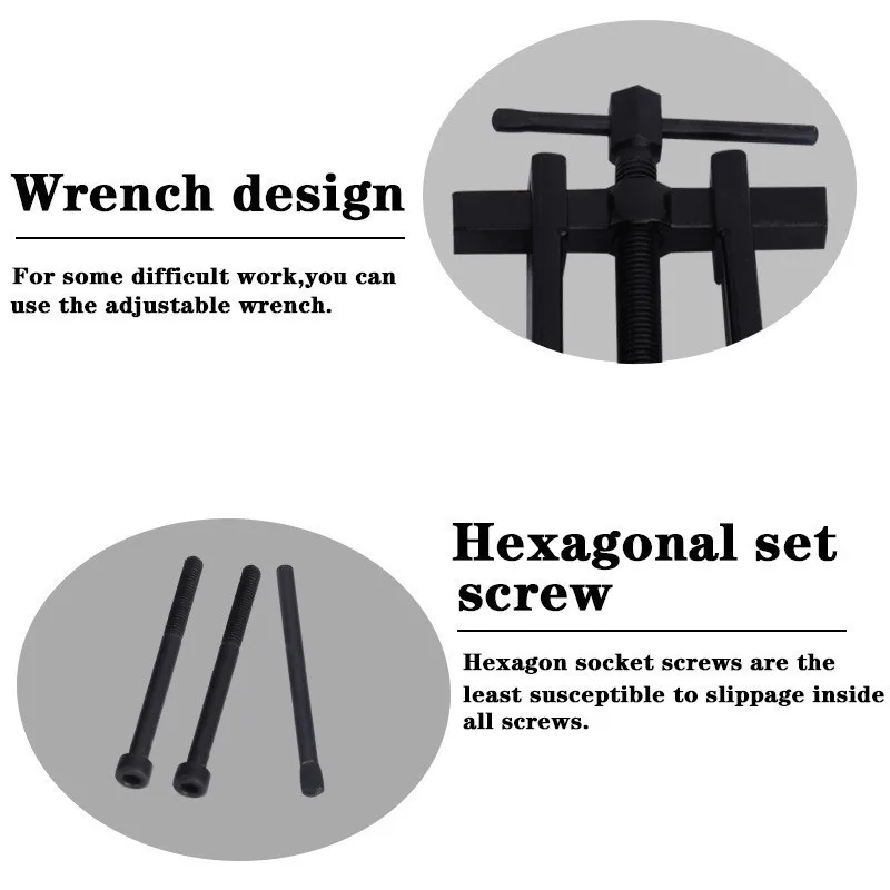 Съемник подшипника с черным покрытием 2 кулачков инструменты для установки |