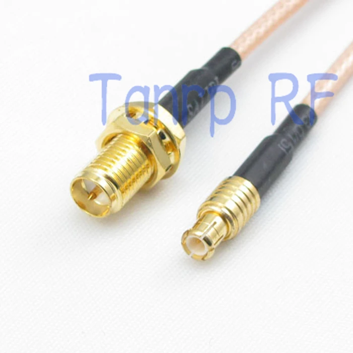 50CM Pigtail coaxial jumper cable RG316 extension cord 20in RP SMA female jack to MCX male plug RF adapter connector |