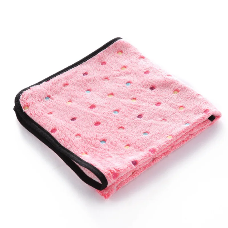 Мягкое одеяло для домашних животных дышащий коврик в горошек кошек и собак