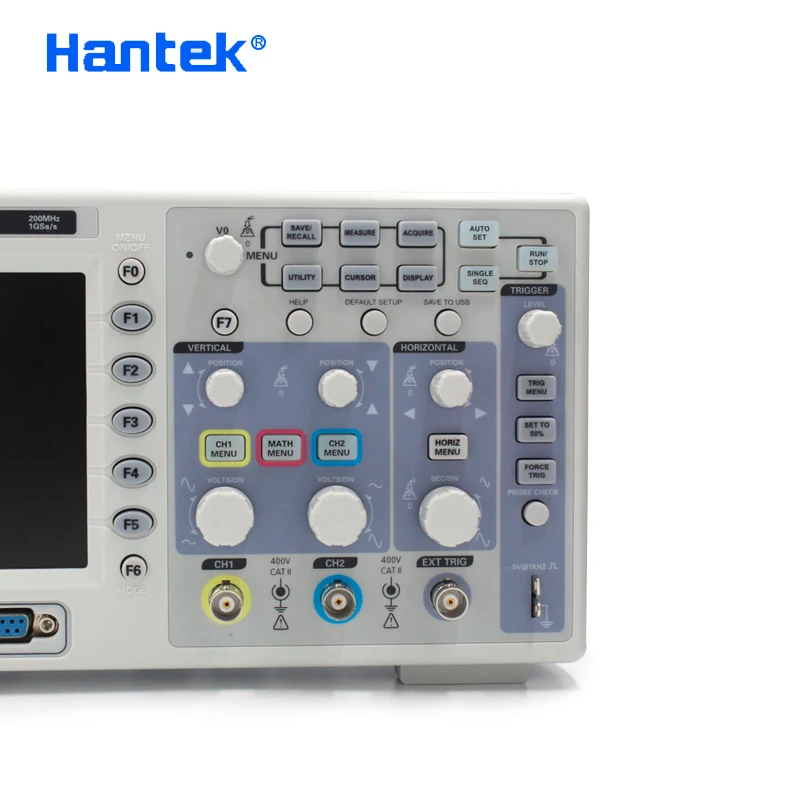 Портативный цифровой осциллограф Hantek MSO5202D 2 канальный USB 200 МГц + 16 логический