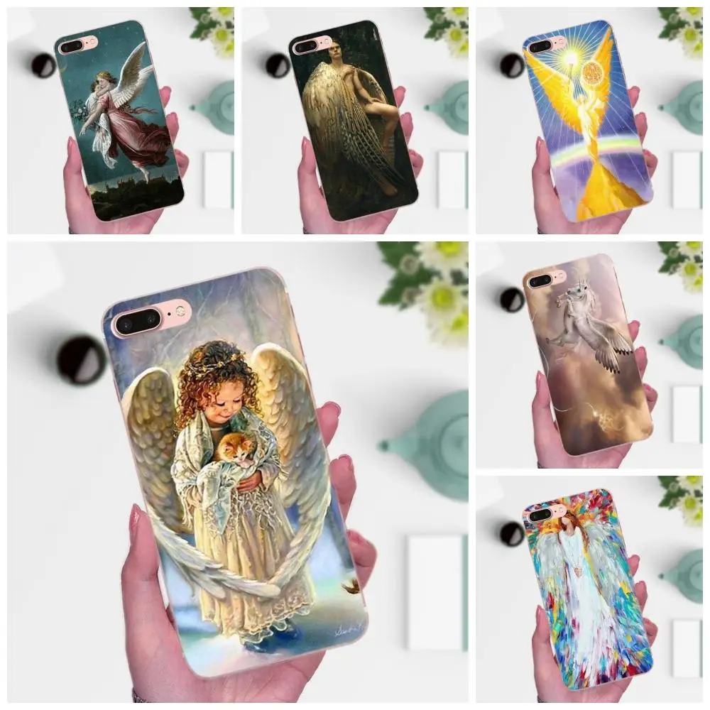 Ангелы наблюдают за вами 2018 для Huawei Honor 4C 5A 5C 5X 6 6C 6A 6X 7 7X 8 9 V8 V10 Y3II Y5II Y6II G8 P7 Play