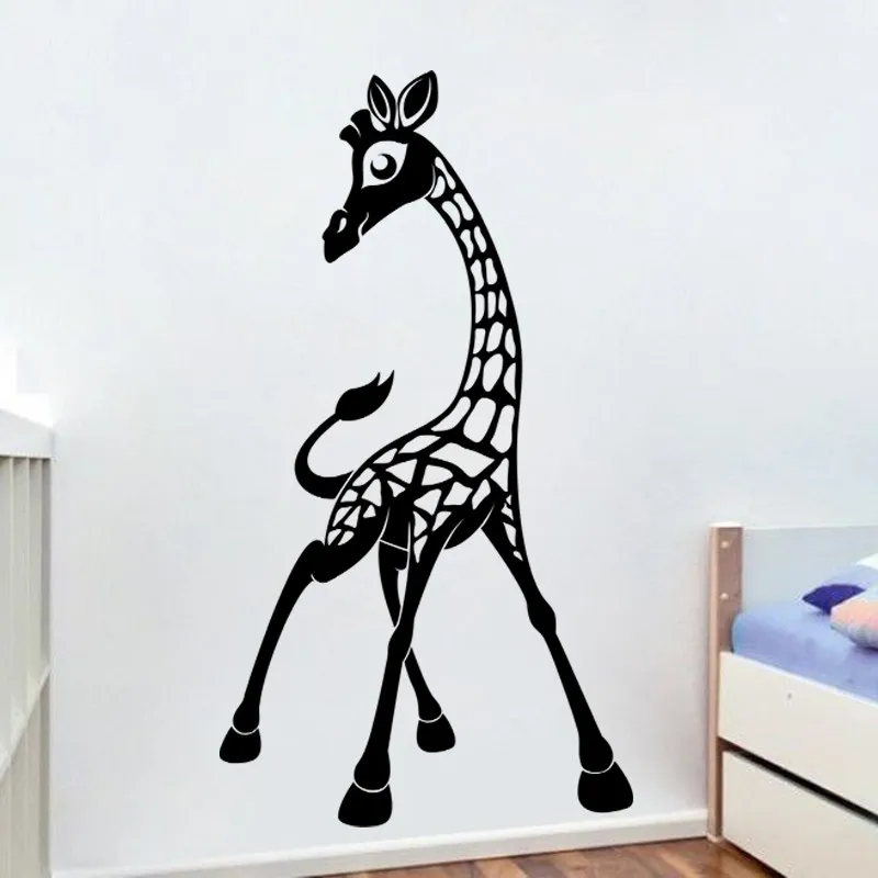 

Giraffe Wall Decal Vinyl Sticker Animal Series Wallpaper Nursery Baby Bedroom Wall Art Decor Kids Room Wall Mural Decorate ZA892