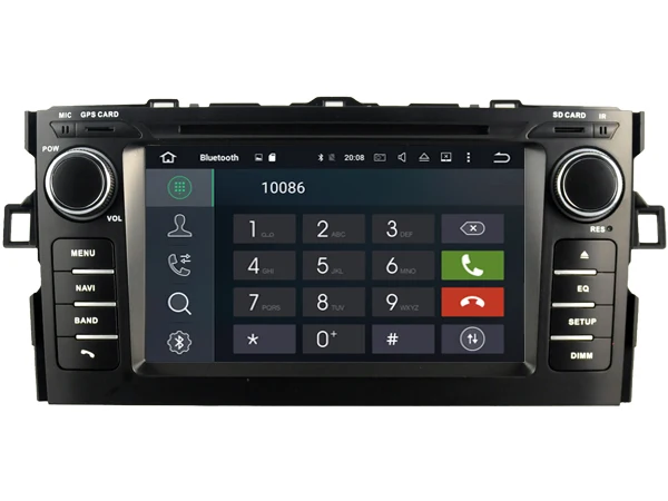 Ips экран Android 8 0 автомобильный Dvd Navi плеер для TOYOTA AURIS 2007 2008 2009 2010 2011 gps suto стерео