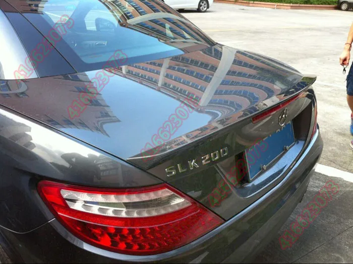 Задний спойлер из углеродного волокна для Mercedes-Benz SLK R172 SLK200 AMG | Автомобили и