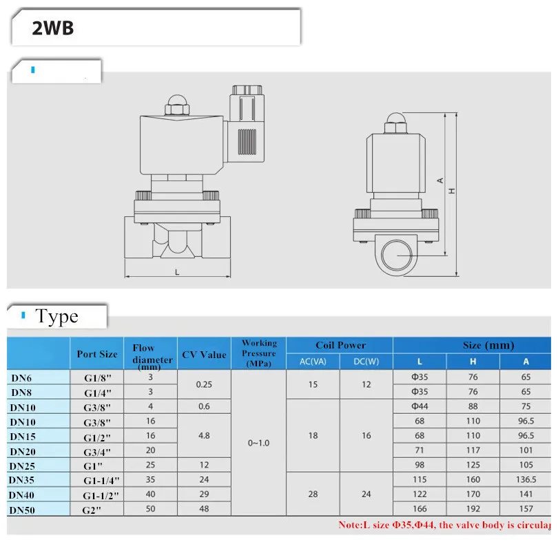 Фото 3/4" BSPP Stainless Steel 304 Normally Closed Electric Solenoid Valve 24V DC Обустройство дома 3/4" BSPP Stainless Steel 304 Normally Closed Electric Solenoid Valve 24V DC Обустройство дома