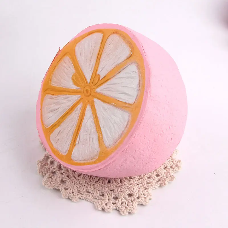 Брелки для ключей в случайном порядке сжимаемые наполовину свежие лимонные