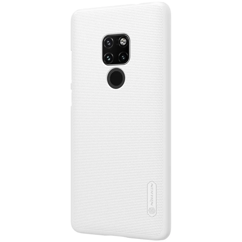 White Huawei Коврики 20 х чехол huawei Коврики 20 Pro чехол матовый чехол NILLKIN для huawei Коврики 20 жесткий Пластик задняя крышка с подарко - Цвет: White