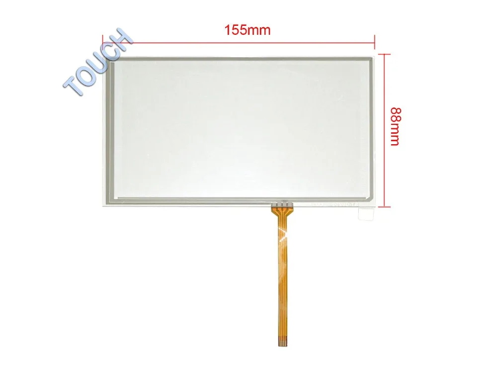 New 6.2 Inch 4 Wire Resistive Touch Screen USB Controller for LCD HSD062IDW1 A00 A20 touch panel Glass Free shipping | Компьютеры и