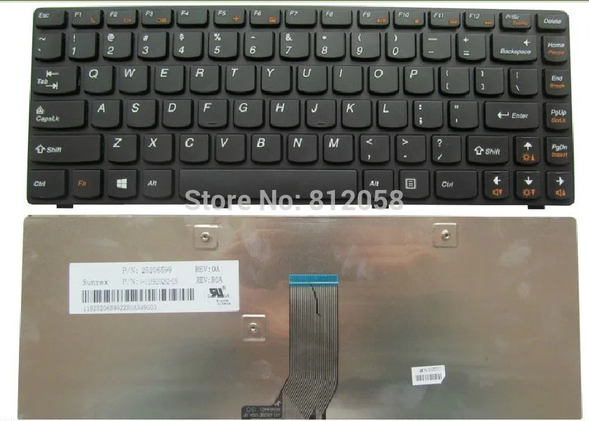 

SSEA, бесплатная доставка, новая клавиатура для ноутбука Lenovo G480 G480A G485 G485A