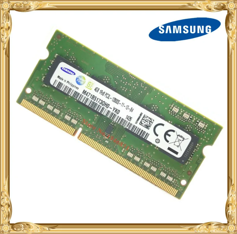 Оперативная память Samsung DDR3 4 Гб 1600 МГц PC3 PC3L-12800S для ноутбука RAM 12800 4G | Компьютеры и