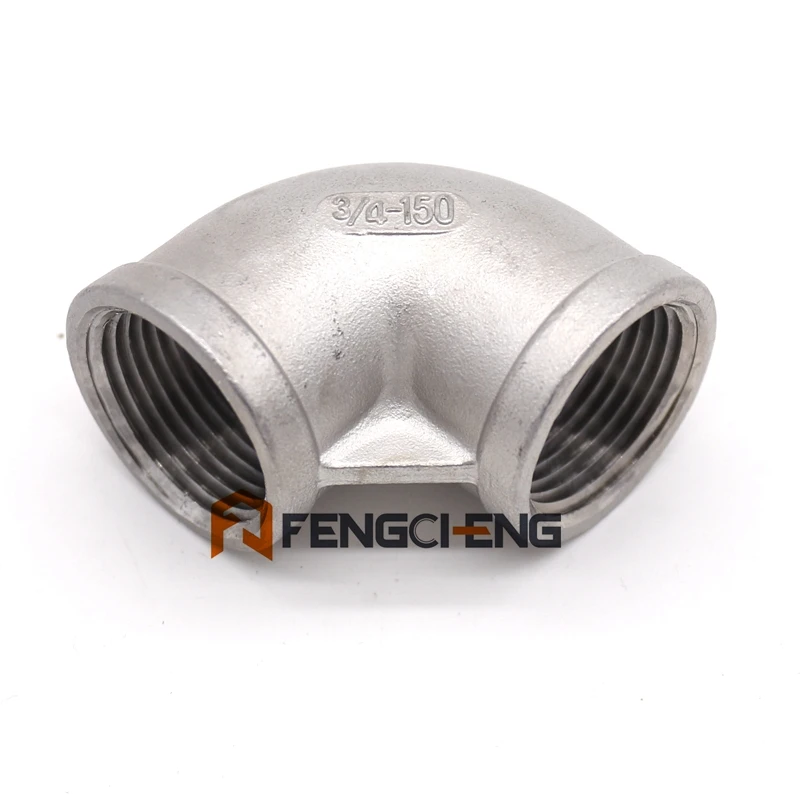 Нержавеющая сталь 90 градусов локоть 3/4 &quotЖенский NPT трубы фитинг Homebrew