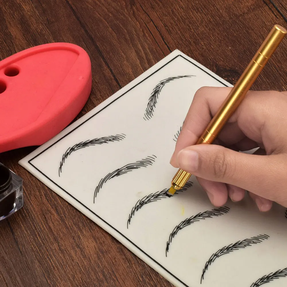 

Eyebrow Tattoo Microblading Pen Embroidery Eyebrow Tattoo Pen with 5 Cutters HJL2018