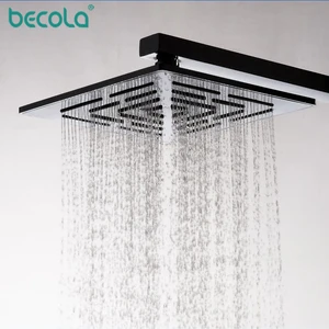 12 дюймов (30 см) квадратная насадка для душа из нержавеющей стали. Лейки для душа 556 отверстий (без душевой лейки)