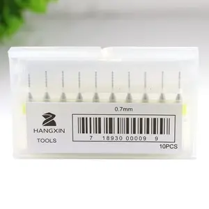 Сверло для резки по дереву, для деревообработки, металла, гравировки, 10 шт.компл., 0,7 мм 0,8 мм 1,0 мм
