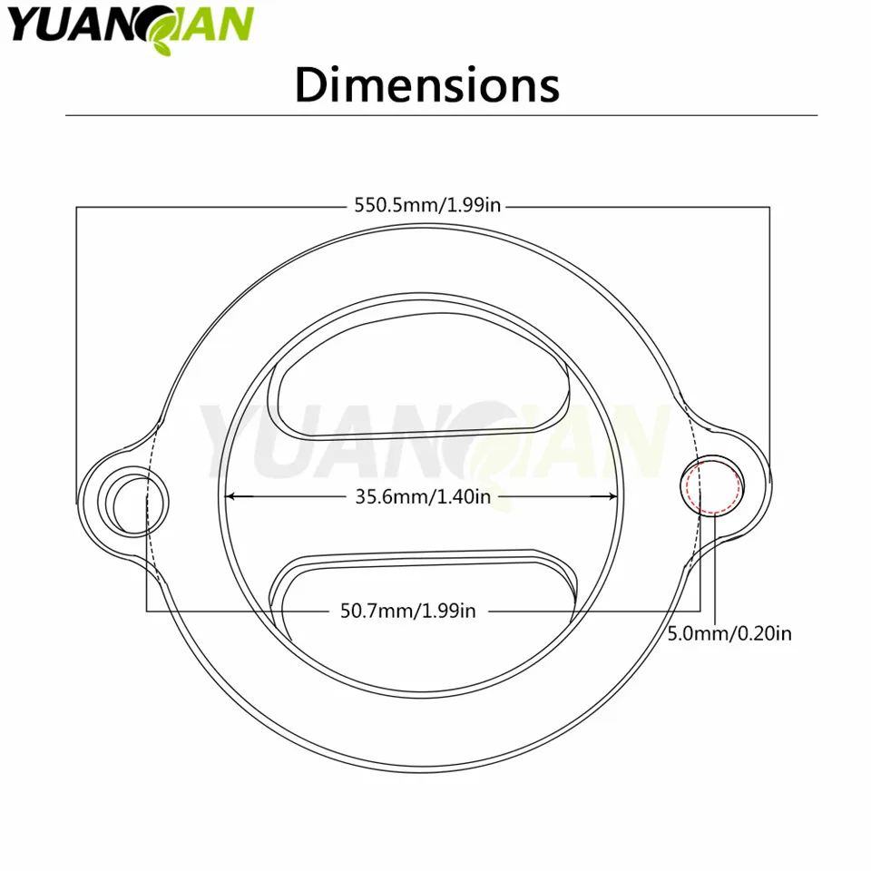 Аксессуары для мотоциклов MOTO 125 200 390 690 RC масляный фильтр двигателя CNC крышка
